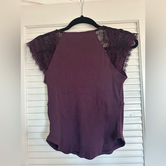 Free People Let’s Talk Baby Tee - Picture 7 of 9